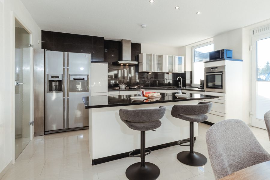Küche der Premium Wohnung Kassel Zentrum